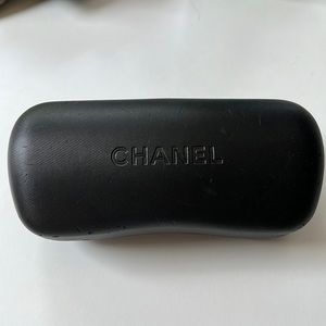 Chanel sunglasses black hard case